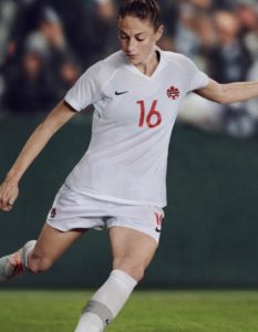 Canada 2019 maillot domicile football coupe du monde 2019 feminine