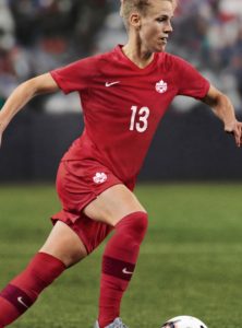 Canada 2019 maillot domicile football coupe du monde 2019 femme