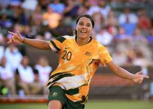 Australie 2019 maillot domicile femme coupe du monde 2019 féminine.jpg