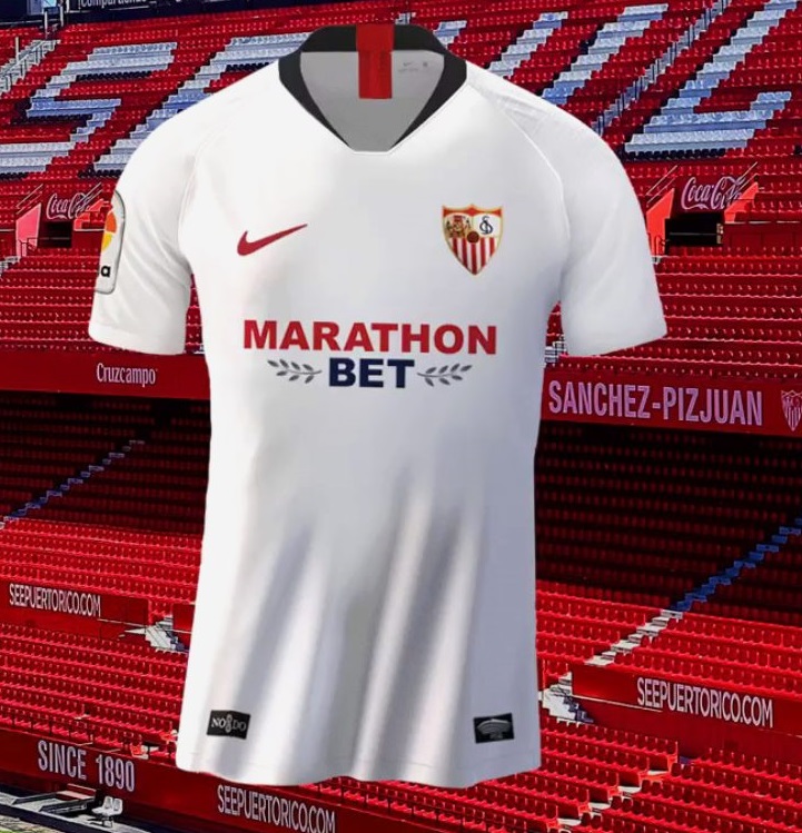 FC Seville 2020 maillot foot domicile 19 20 Nike