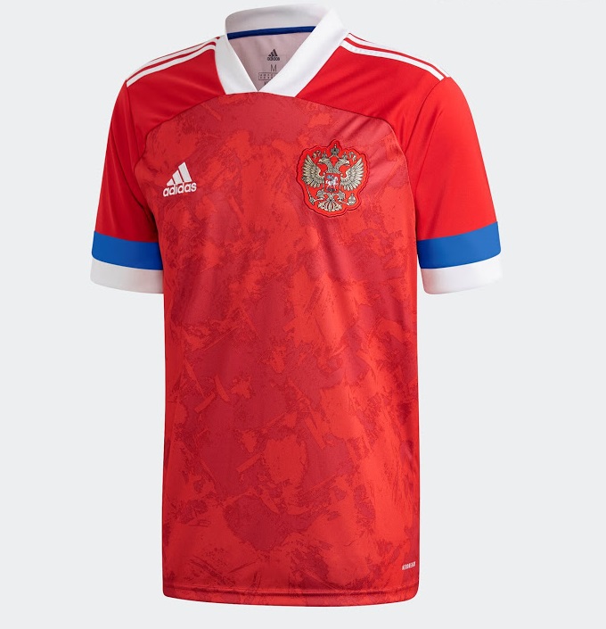 Russie Euro 2020 maillot de foot domicile Adidas