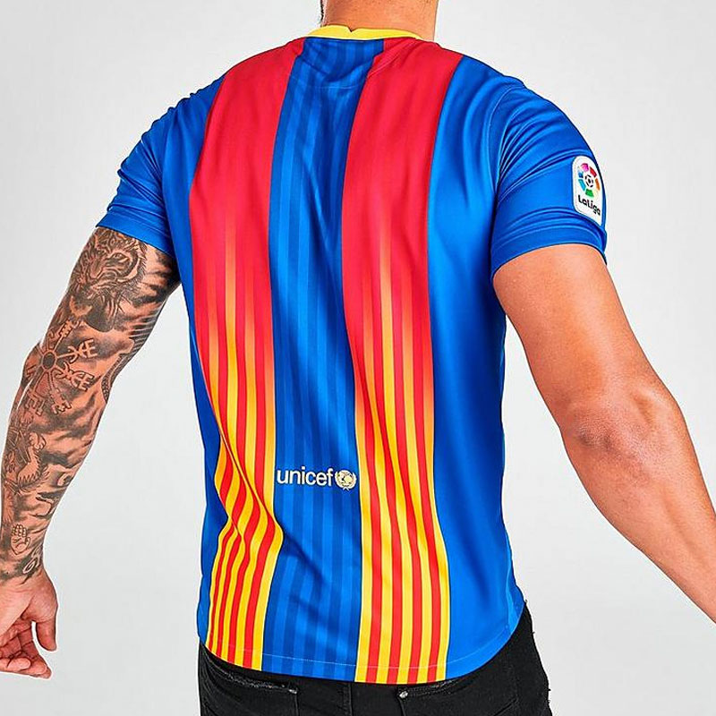 Barcelone 2021 quatrieme maillot de football fourth Senyera