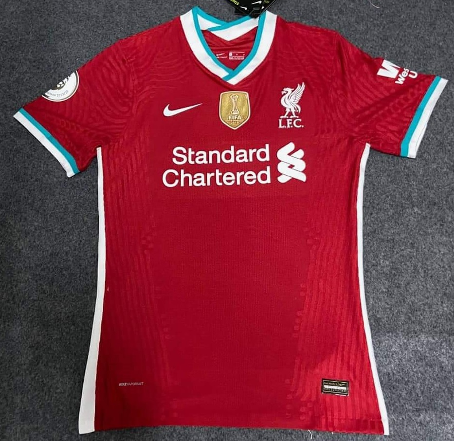 Liverpool 2021 nouveau maillot domicile football Nike