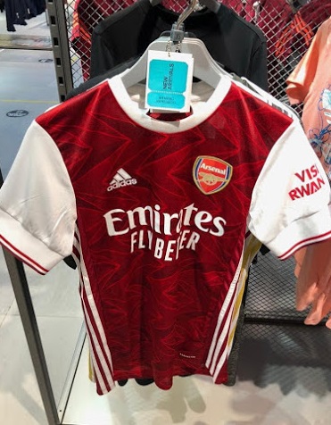 Arsenal 2020 2021 maillot domicile Puma