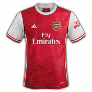 Arsenal 2021 maillot domicile foot