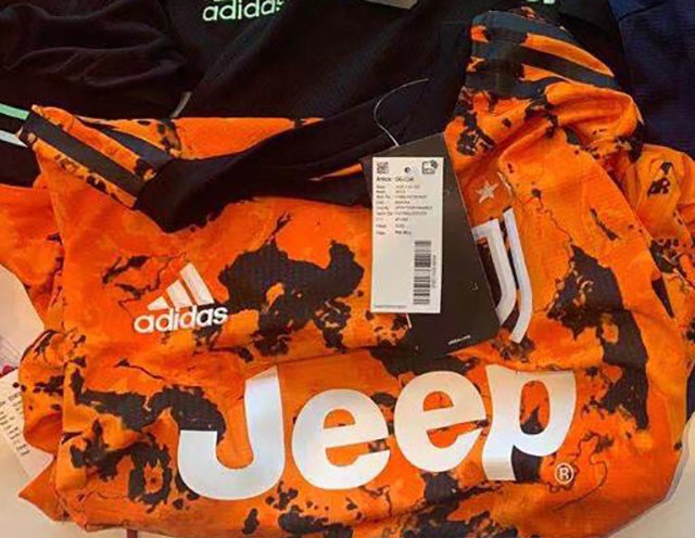 Juventus 2021 maillot de foot third orange