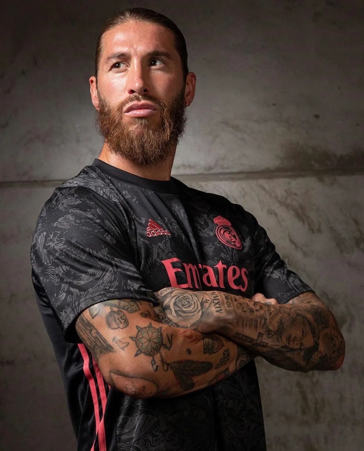 Real Madrid 2021 troisieme maillot de football third Ramos