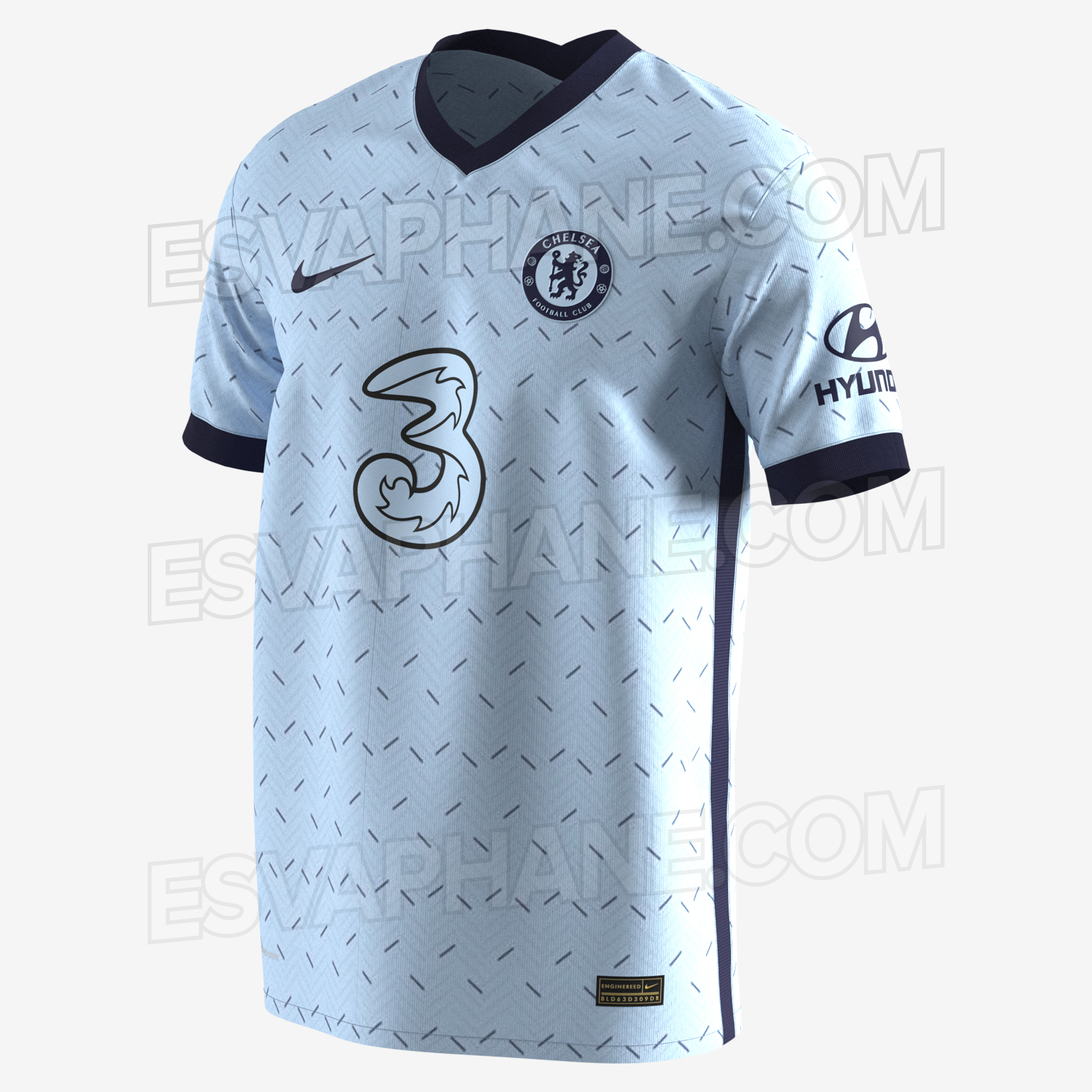 Chelsea 2021 maillot exterieur footbal Nike