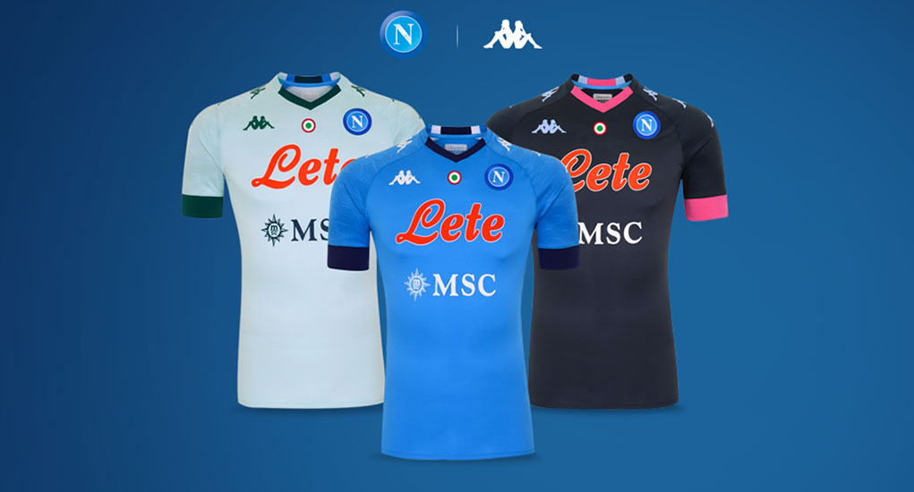 SSC Napoli 2021 nouveaux maillots football Naples