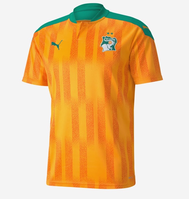 Cote Ivoire 2020 2021 maillot domicile Cote Ivoire 2020 2021 maillot domicile
