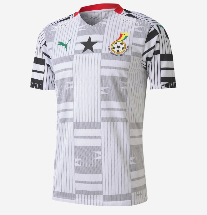 Ghana 2020 2021 maillot domicile football Ghana 2020 2021 maillot domicile football