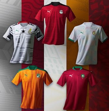 Puma dévoile les maillots des sélections africaines 2020-2021