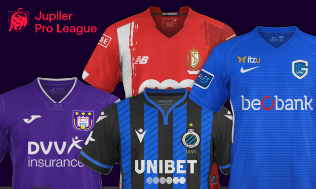 maillots de foot Belgique Jupiler Pro League