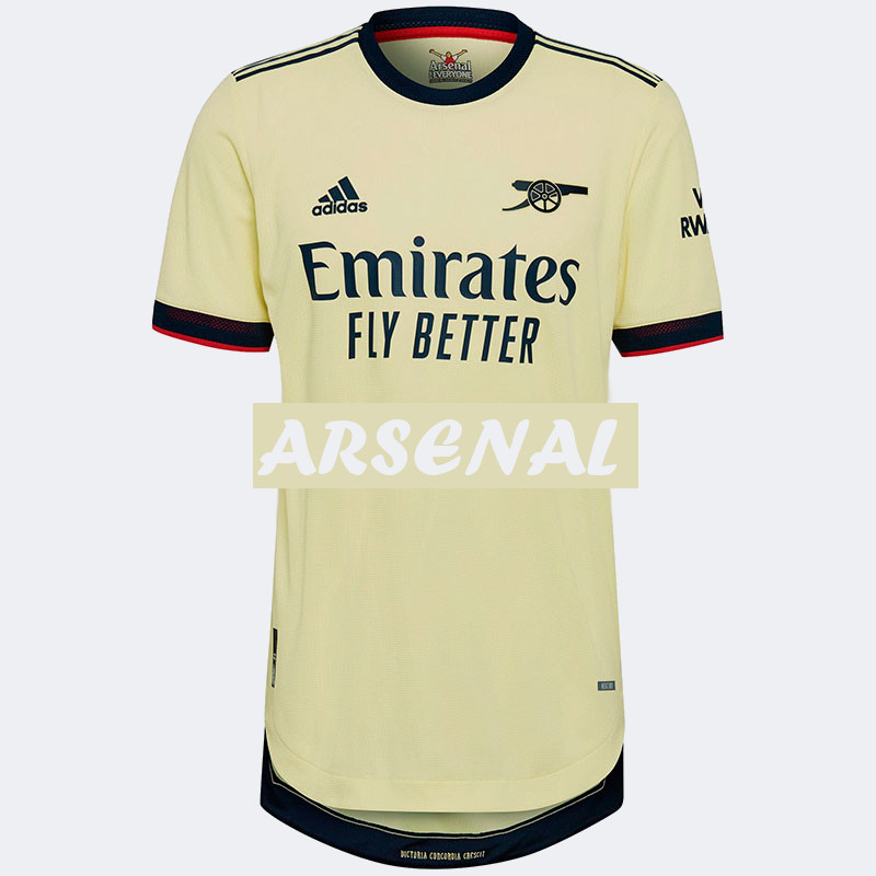 Arsenal 2022 nouveau maillot exterieur officiel 21 22