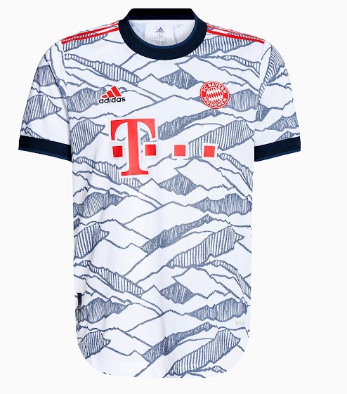 Bayern Munich 2022 troisieme maillot de football third Adidas