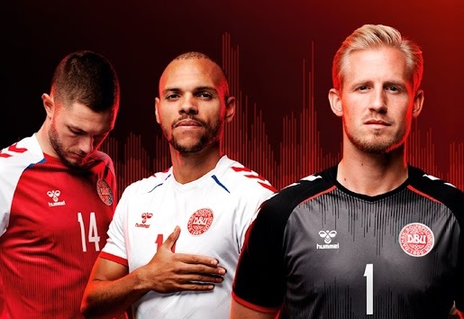 Danemark Euro 2020 maillots de foot