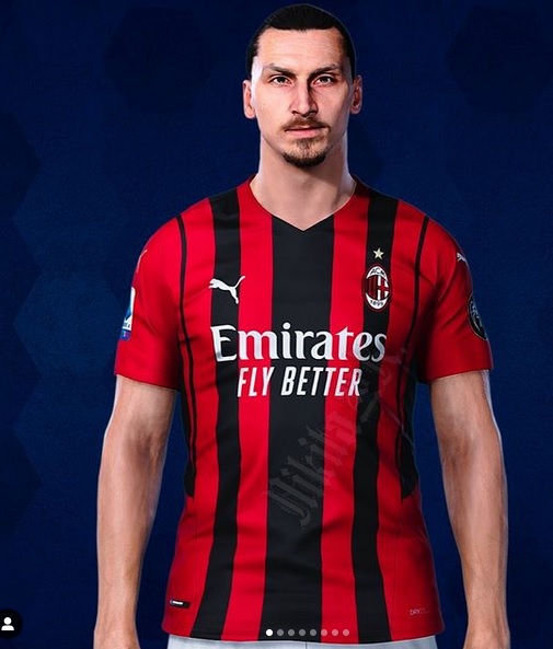 AC Milan 2022 maillot domicile Zlatan