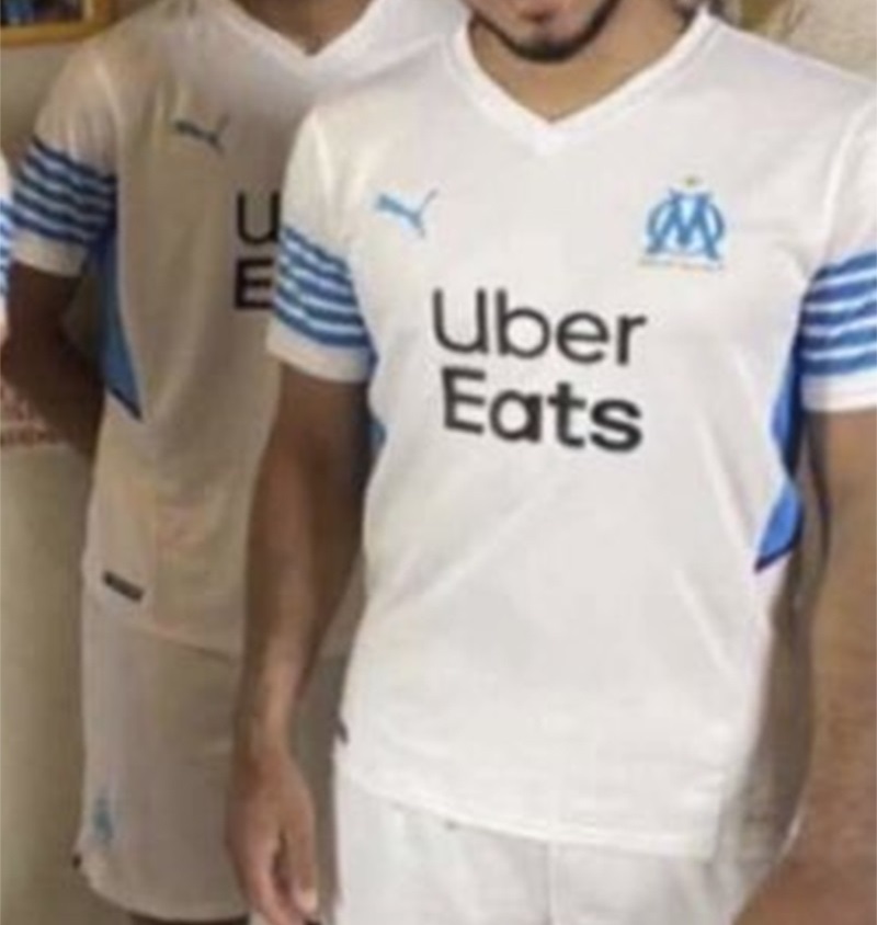 Olympique de Marseille 21 22 nouveau maillot domicile foot
