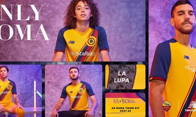 AS Roma 2022 les nouveaux maillots de football présentés