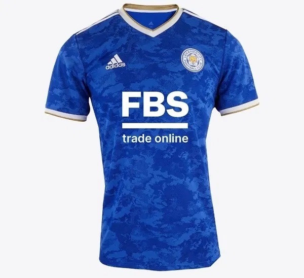 Leicester 2022 maillot domicile football officiel