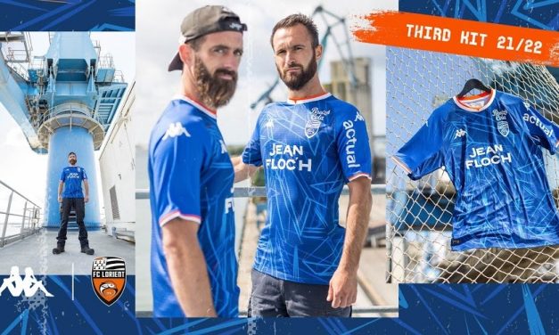 FC Lorient 2022 les nouveaux maillots de foot avec Kappa
