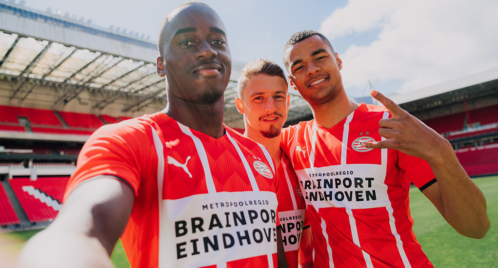 PSV Eindhoven 2022 maillot de foot domicile