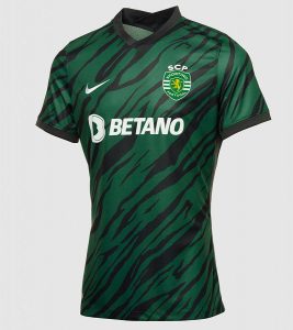 Sporting 2022 nouveau maillot third foot