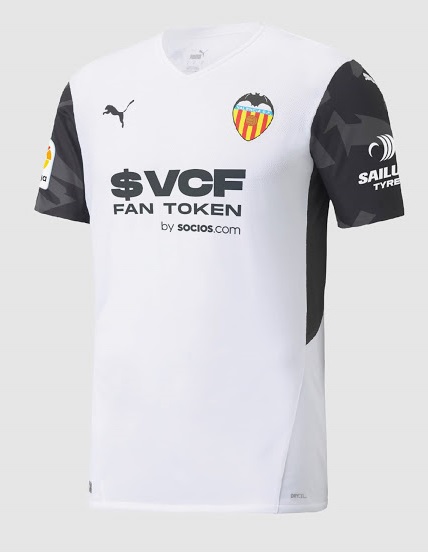 Valencia 2022 nouveau maillot domicile officiel