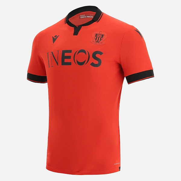 Nice 2022 4eme maillot de foot fourth orange