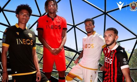 Macron dévoile les maillots de foot OGC Nice 2022