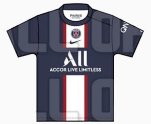 PSG 2023 nouveau maillot domicile possible Paris 22 23