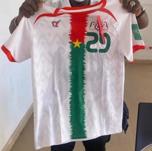 Burkina Faso CAN 2021 maillot exterieur