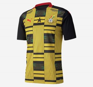 Ghana CAN 2021 maillot de football Puma exterieur