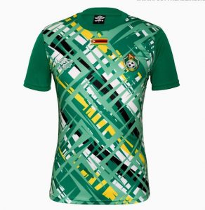 Zimbabwe CAN 2021 maillot de foot exterieur Umbro