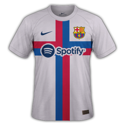 FC Barcelone 2023 3eme maillot third possible