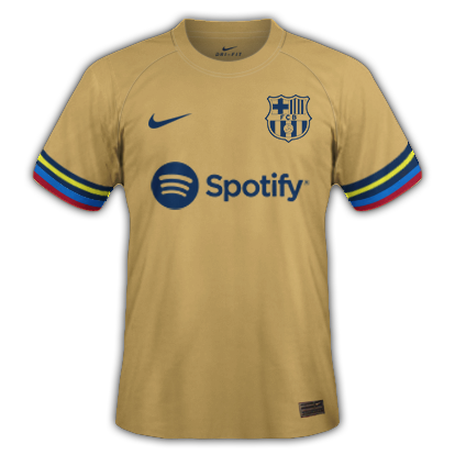 FC Barcelone 2023 maillot foot exterieur possible