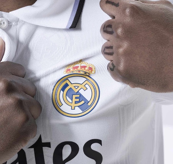 Real Madrid details maillot domicile 22 23
