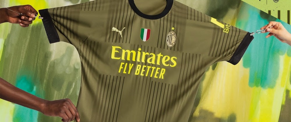 AC Milan 2022 2023 nouveau troisime maillot third Puma officiel