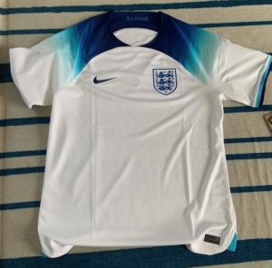 Angleterre 2022 nouveau maillot domicile coupe du monde 2022 photo