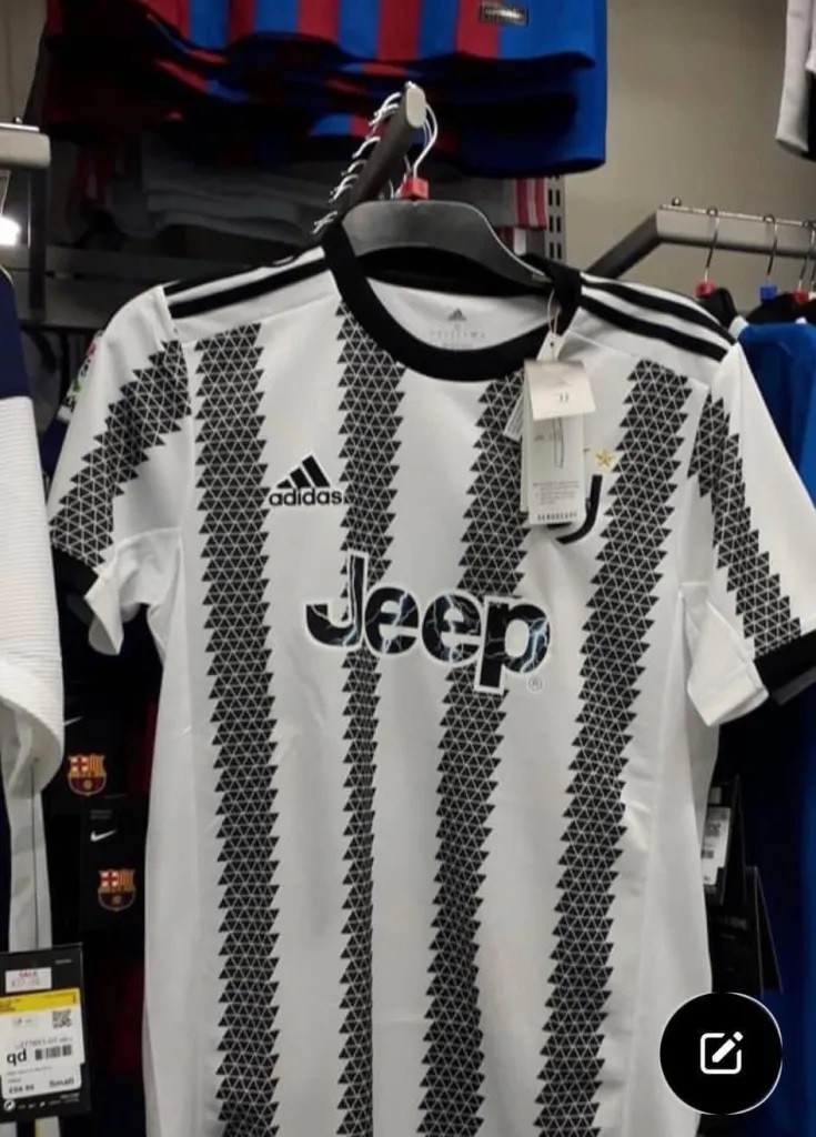 Juventus 2023 nouveau maillot de foot domicile fuite