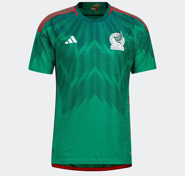 Mexique maillot domicile coupe du monde 2022 officiel