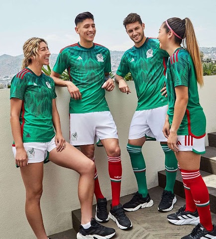 Mexique nouveau maillot domicile coupe du monde 2022