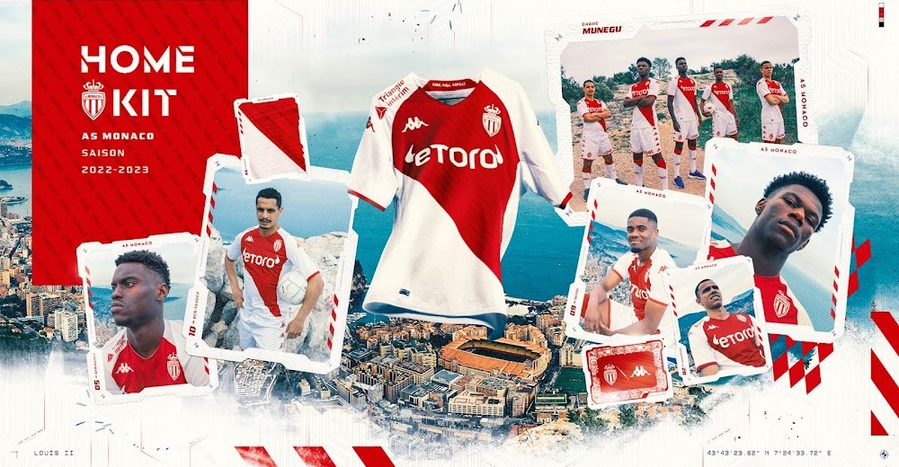 AS Monaco 2023 maillot de football