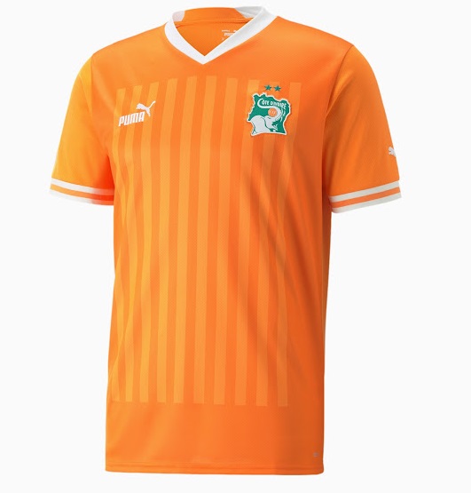 Cote Ivoire 2022 nouveau maillot domicile