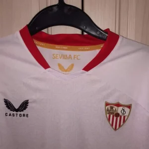 FC Seville 2023 maillot de foot domicile fuite detail