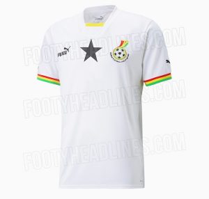 Ghana 2022 maillot domicile coupe du monde 2022