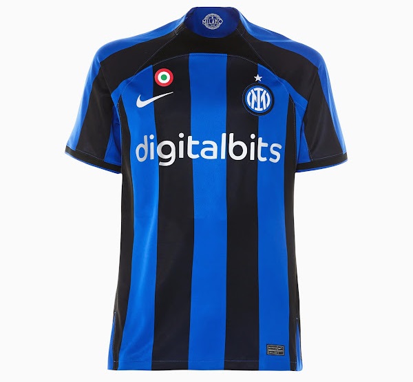 Inter Milan 2023 nouveau maillot de foot domicile