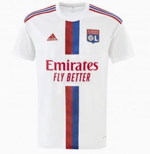 Lyon 2023 nouveau maillot domicile foot
