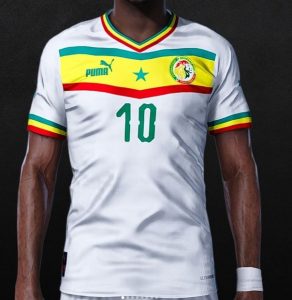 Senegal 2022 maillot domicile coupe du monde