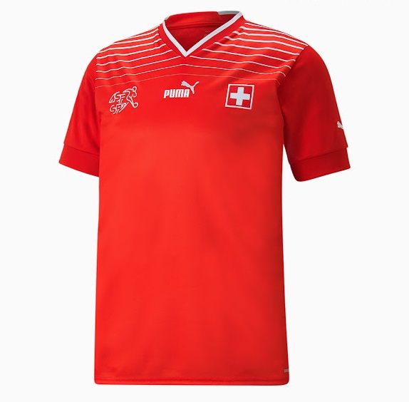 Suisse coupe du monde 2022 maillot de foot domicile